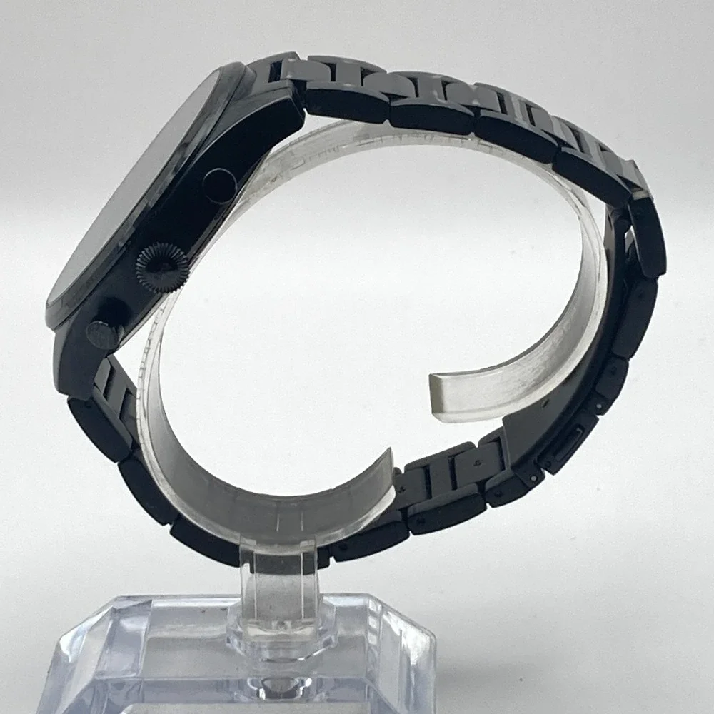 Boss Hugo Boss Men's Chronograph Watch 44mm Blackout Date 50M New Battery 7.75